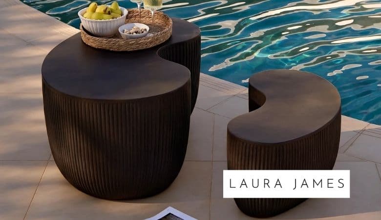 Laura James Garden Concrete Coffee Table