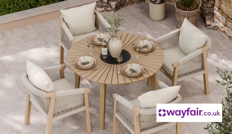 Roma 4 Seater Rope Dining Set by Wayfair