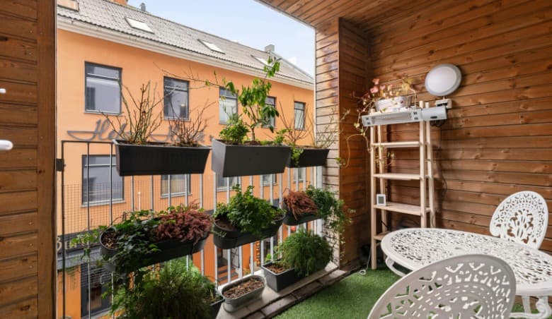 Balcony with Plants