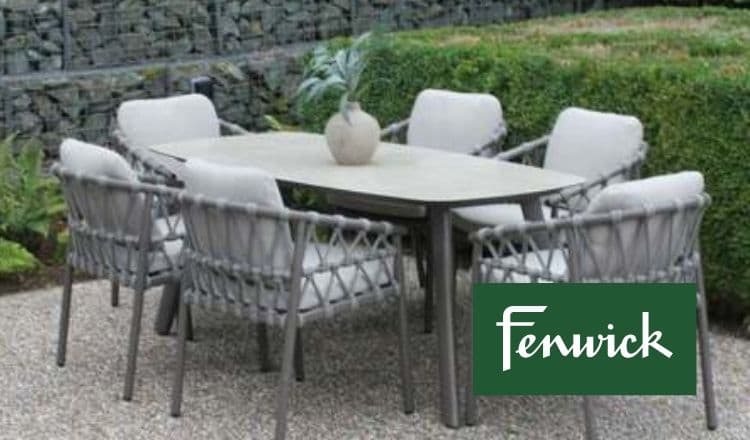 Outdoor Piacenza Terra 6 Seater Dining Set by Fenwick >