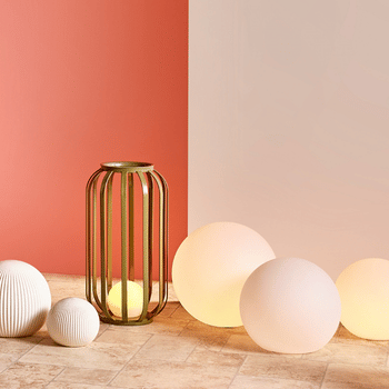 abode Battery Operated Waterproof Warm White Orb Light