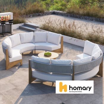 Homary Garden Sofa Sets
